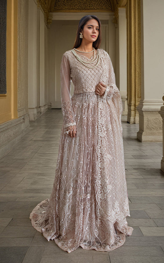 Threads and Motifs | Formal Dresses 25 | Net Cut Dana Bridal Blouse With Lehenga And Dupatta - Pakistani Designer Dress - by Threads and Motifs - Type : Ladies Clothes - 100% Original at Saira Sultan