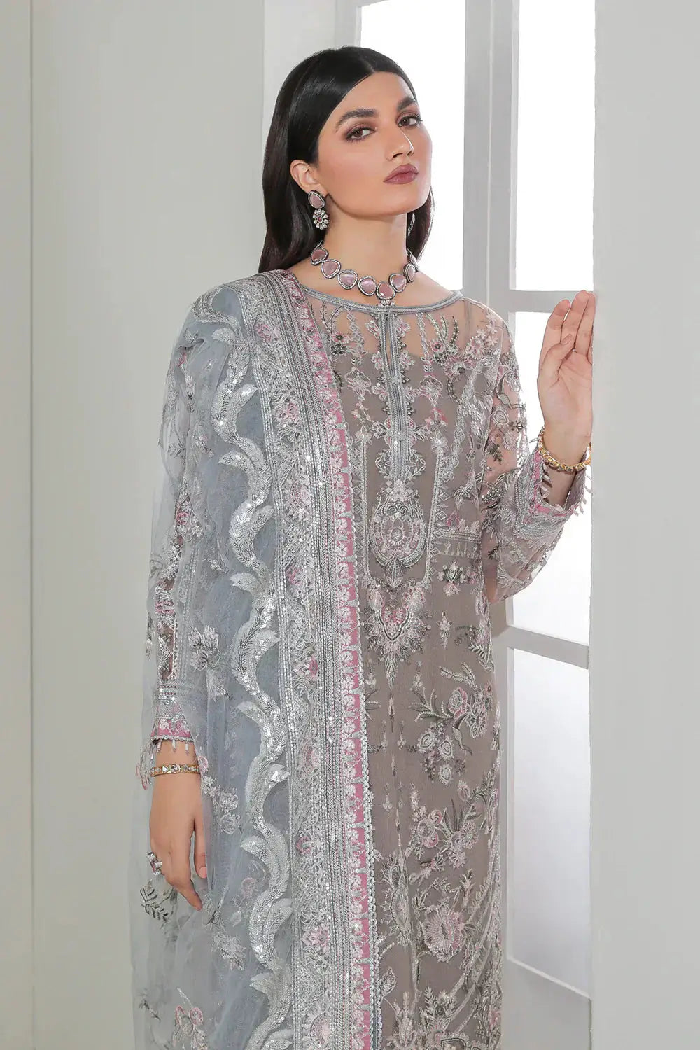 Baroque | Formals Collection | UF-184 - Pakistani Designer Dress - by Baroque | Type: Formal - 100% Original at Saira Sultan