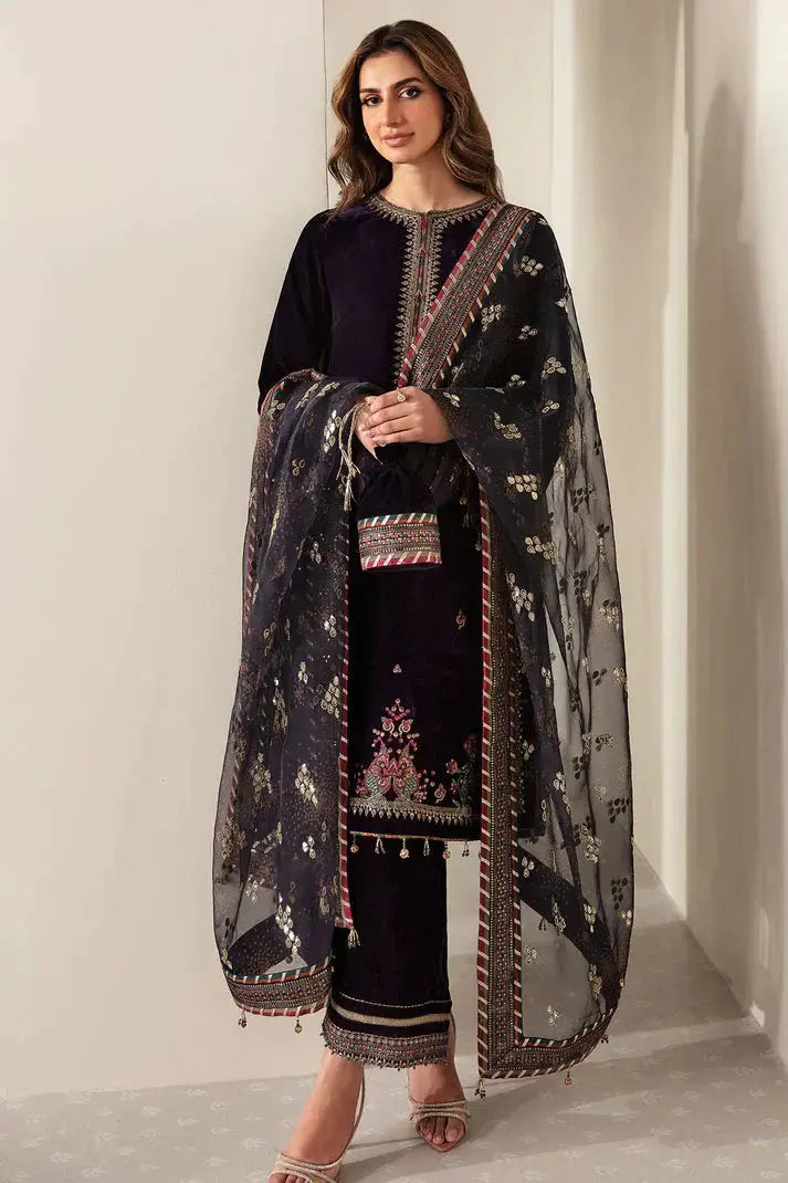 Jazmin | Velvet 23 | VF-2009 - Pakistani Designer Dress - by Jazmin | Type: Formal - 100% Original at Saira Sultan