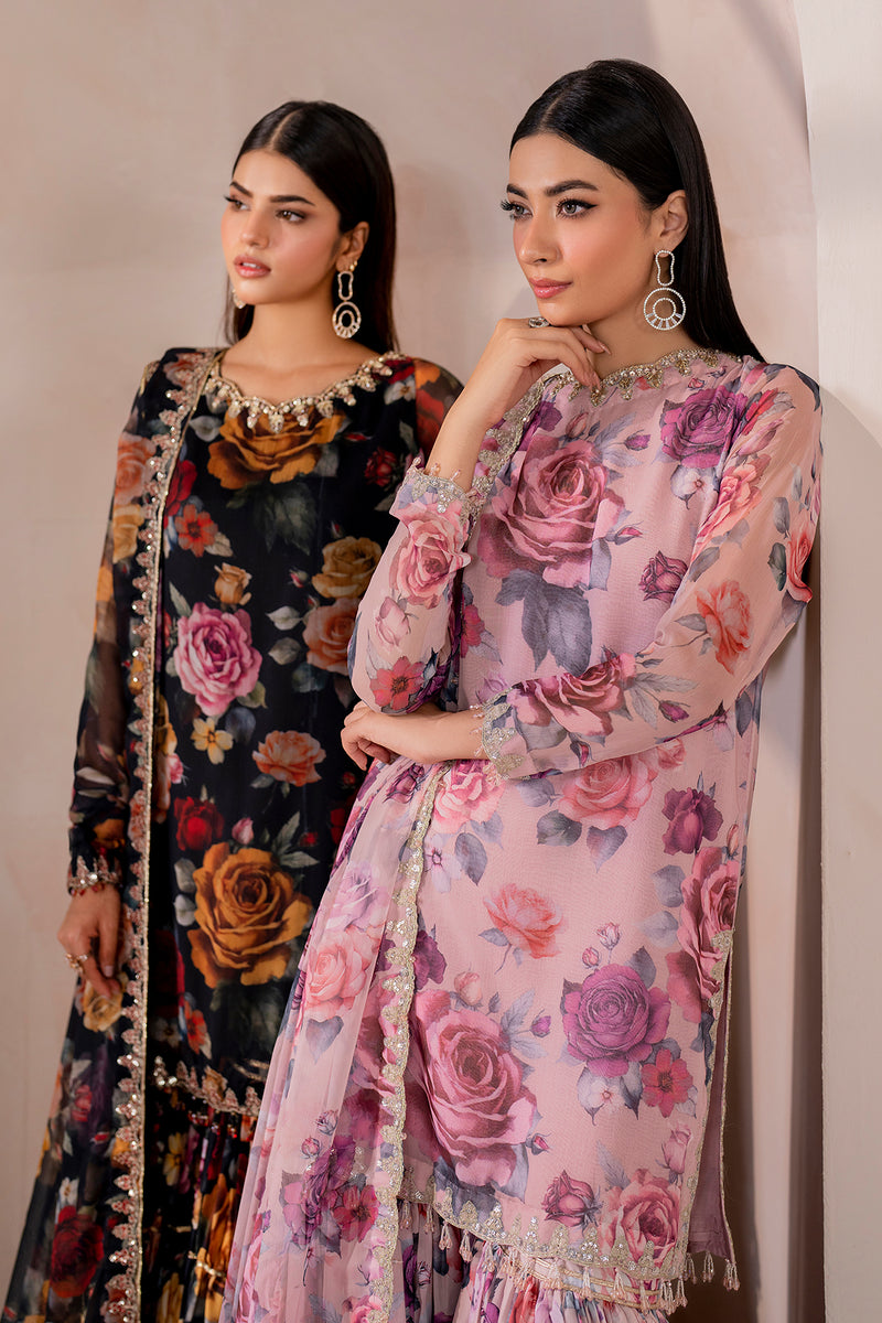 Baroque | Formal Collection | CHIFFON UF-708 XL Pink Chiffon
