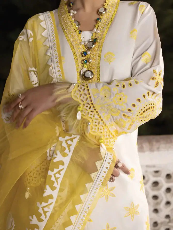 Faiza Faisal | Maya Luxury Lawn | Ceren - Pakistani Designer Dress - by Faiza Faisal | Type: Luxury - 100% Original at Saira Sultan
