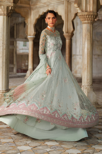 Iznik | Festive Formal | UE-553 Embroidered Net - Pakistani Designer Dress - by Iznik - Type : Ladies Clothes - 100% Original at Saira Sultan