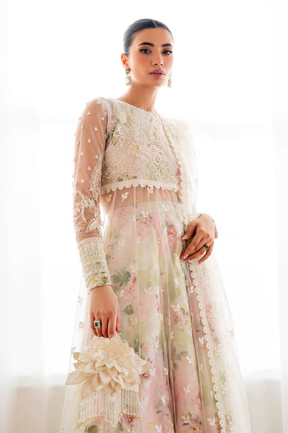 Baroque | Formal Collection | NET UF-686 L Off White Net