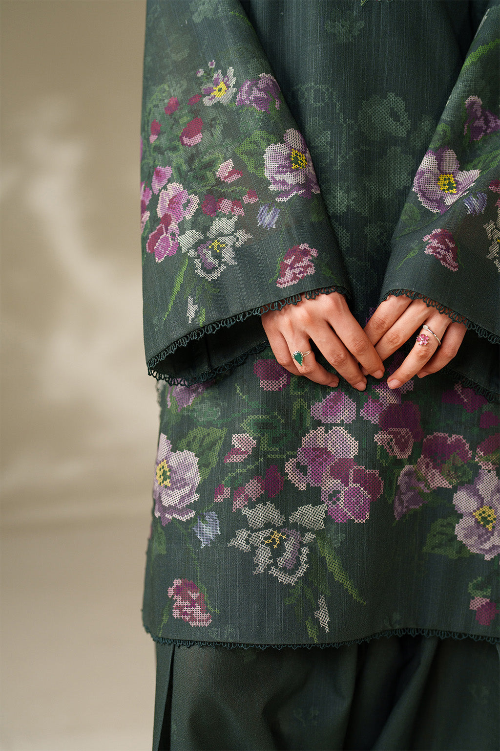 Iznik | Winter Chapter 25 | UE-567 Printed Khaddar by Iznik - Designer Dress - Type : Ladies Clothes - Available at Saira Sultan - 100% Original 