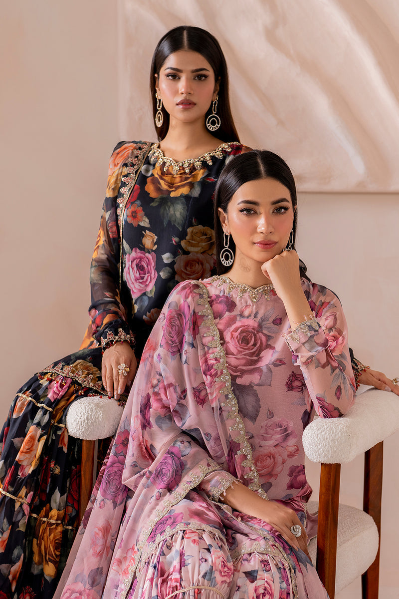 Baroque | Formal Collection | CHIFFON UF-708 Custom Size Pink Chiffon