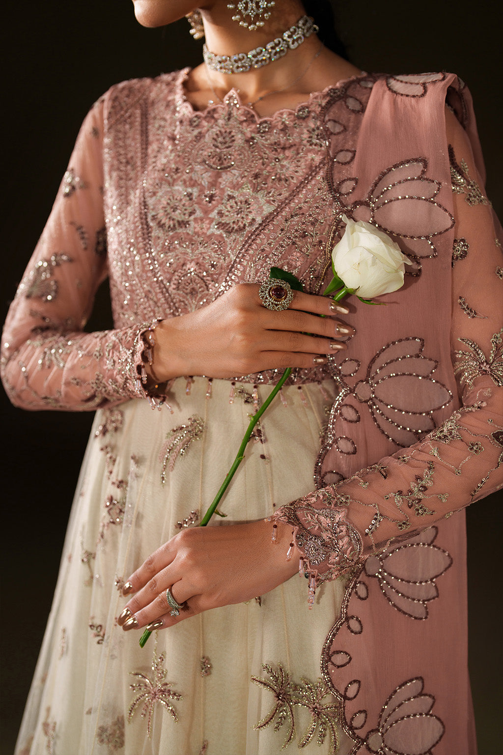 Iznik | Velvet 25 | IV-78 Embroidered Velvet by Iznik - Designer Dress - Type : Ladies Clothes - Available at Saira Sultan - 100% Original 