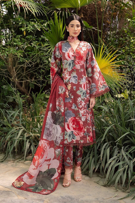 Alizeh | Sheen Lawn Prints 24 | PETUNIA - Pakistani Designer Dress - by Alizeh | Type: Casuals - 100% Original at Saira Sultan