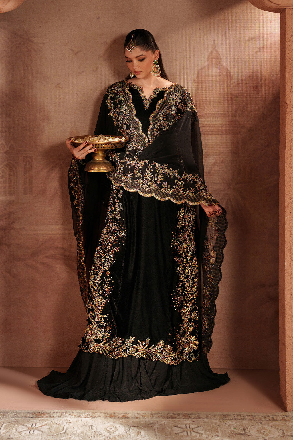 Iznik | Velvet 25 | IV-62 Embroidered Velvet by Iznik - Designer Dress - Type : Ladies Clothes - Available at Saira Sultan - 100% Original 