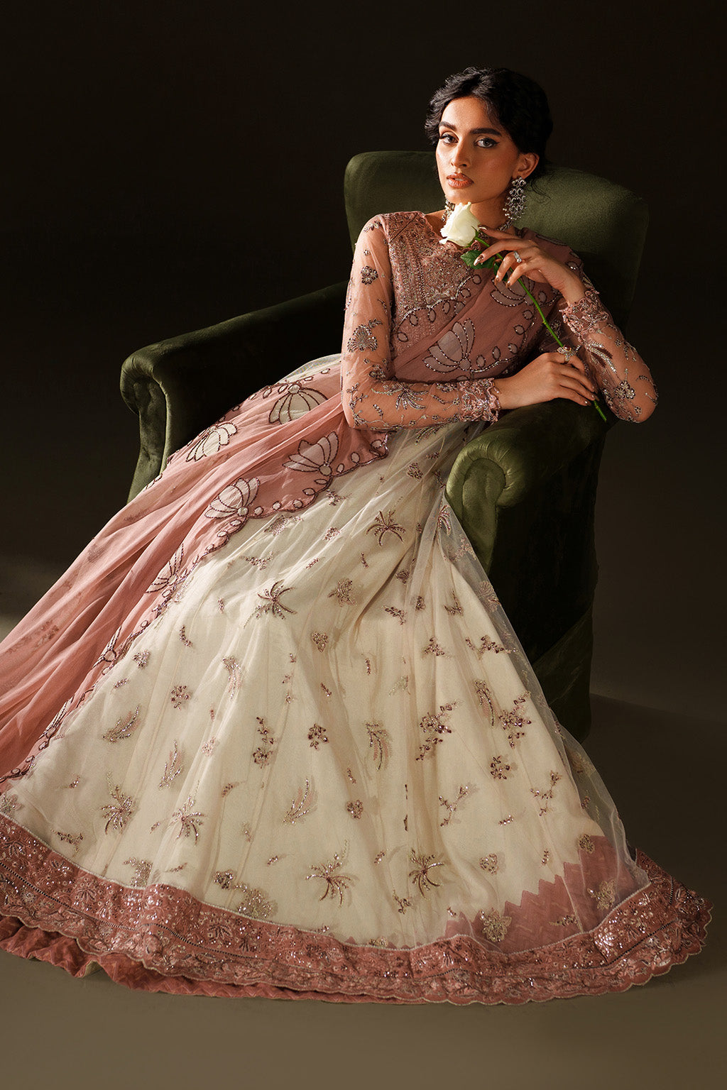 Iznik | Velvet 25 | IV-78 Embroidered Velvet by Iznik - Designer Dress - Type : Ladies Clothes - Available at Saira Sultan - 100% Original 