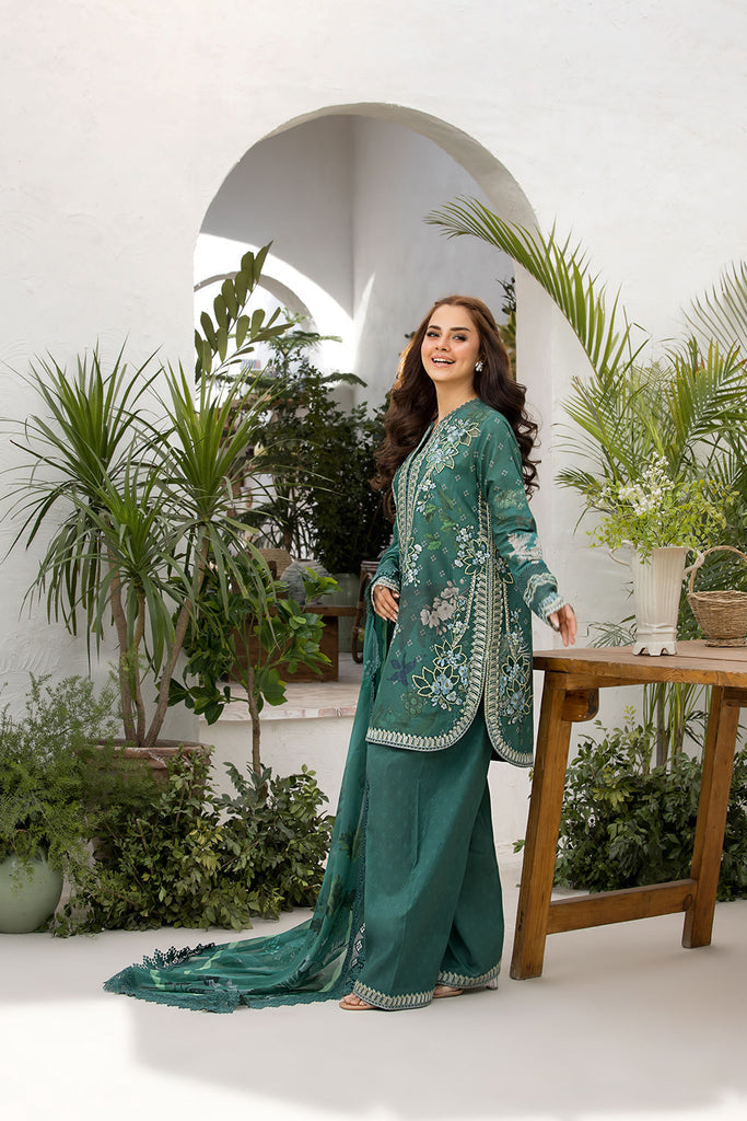 Sobia Nazir | Vital Lawn 25 | 9B L Teal Green Lawn
