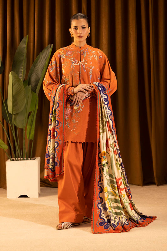 Sana Safinaz | Muzlin Winter 25 | M253-009B by Sana Safinaz - Designer Dress - Type : Ladies Clothes - Available at Saira Sultan - 100% Original 