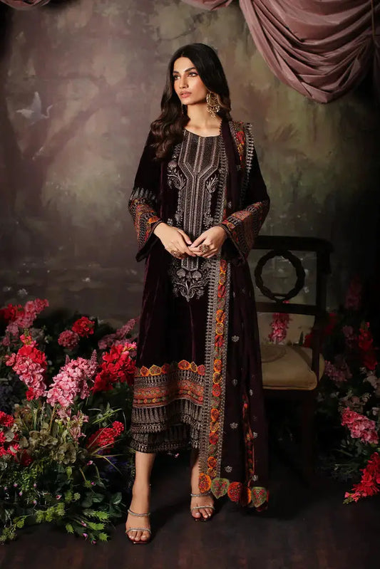 Charizma | Signora Velvet 23 | CVT3-01 - Pakistani Designer Dress - by Charizma | Type: Formal - 100% Original at Saira Sultan