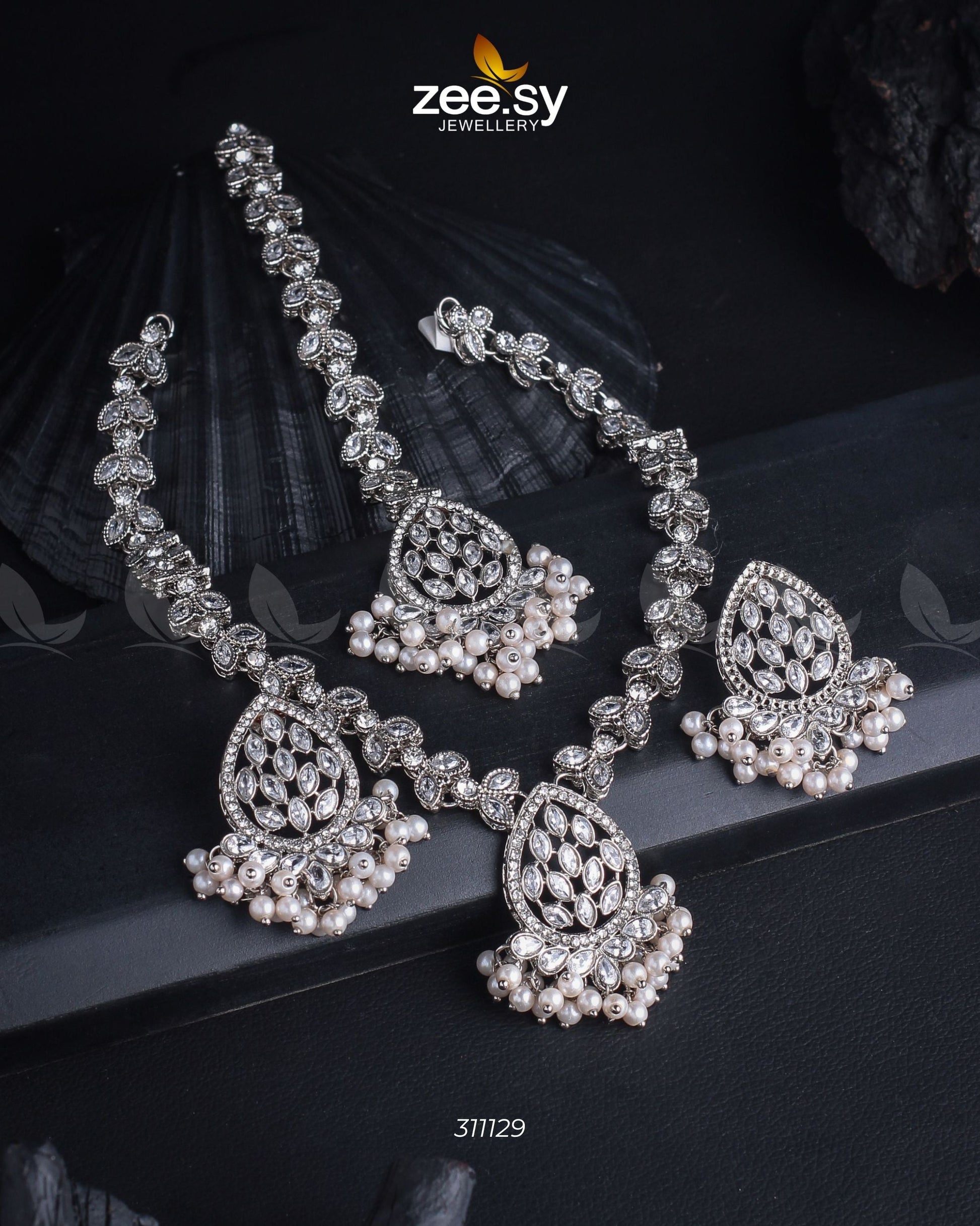 Luxe Necklace Set Silver