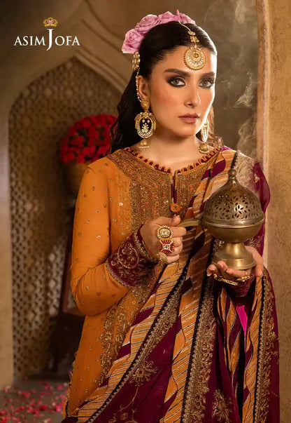 Asim Jofa | Velvet Festive 23 | AJVF-07 - Pakistani Designer Dress - by Asim Jofa | Type: Formal - 100% Original at Saira Sultan