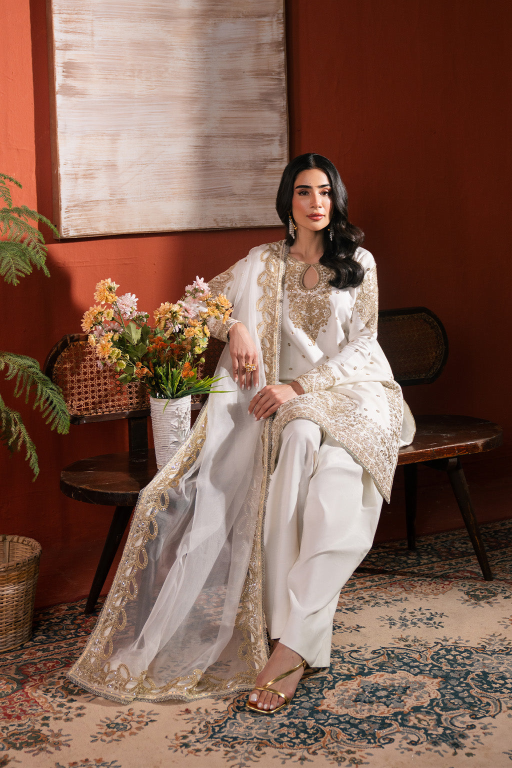 Neeshay | Raw Silk | RTW-RS-02 - Pakistani Designer Dress - by Neeshay - Type : Ladies Clothes - 100% Original at Saira Sultan