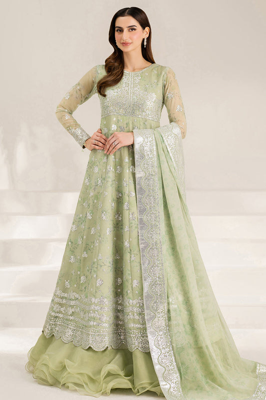 Farasha | Fiorella Formals | Sage Sparkle - Pakistani Designer Dress - by Farasha - Type : Ladies Clothes - 100% Original at Saira Sultan