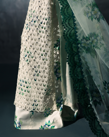 Vasal | Zyra Luxe Pret 26 | Emerald Whisper - Pakistani Designer Dress - by Vasal - Type : Ladies Clothes - 100% Original at Saira Sultan