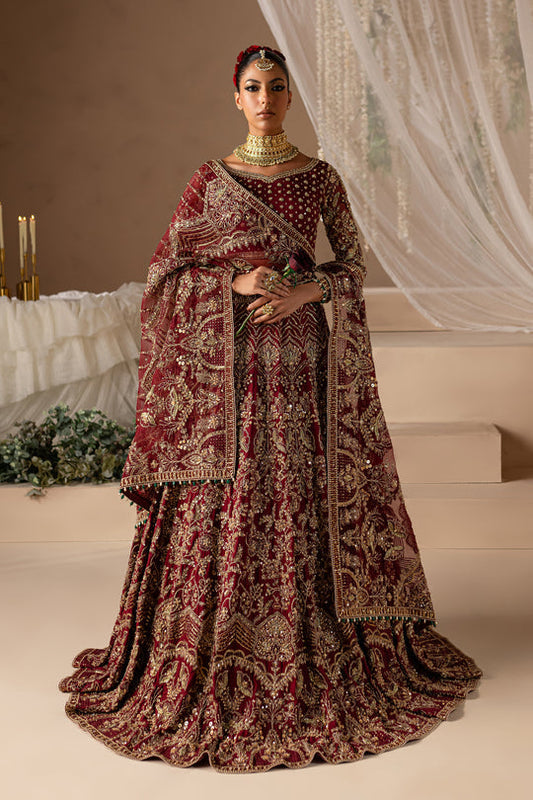Batik | Aurelia Bridals | Barbeena 4PC S Red Raw Silk
