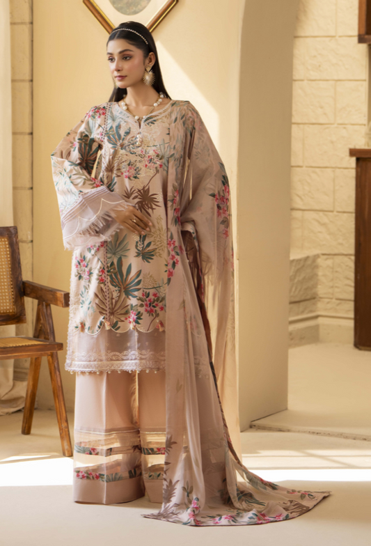Humdum | Senora Lawn 25 | Senora - D07 XS Taupe Lawn