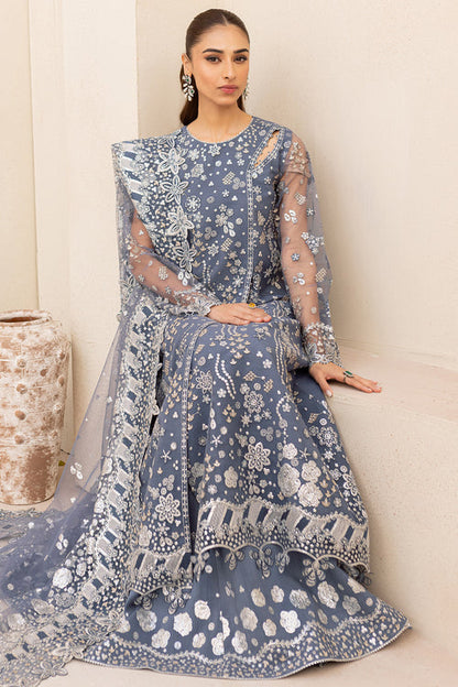 Farasha | Lu Zella Premium Formals 25 | Dusky Shadow - Pakistani Designer Dress - by Farasha - Type : Ladies Clothes - 100% Original at Saira Sultan