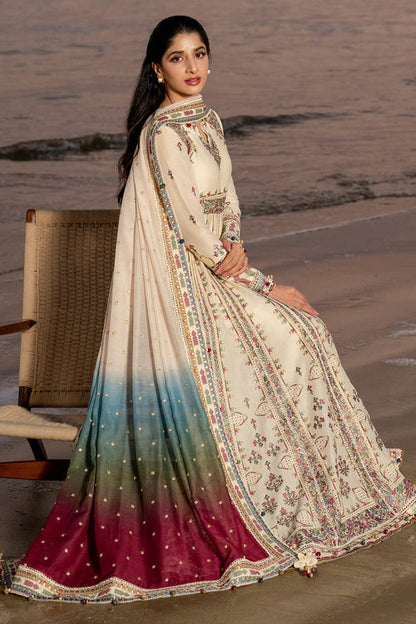 Jazmin | Shahkaar Luxury Lawn 25 | SL25-D9 XL Ivory Lawn