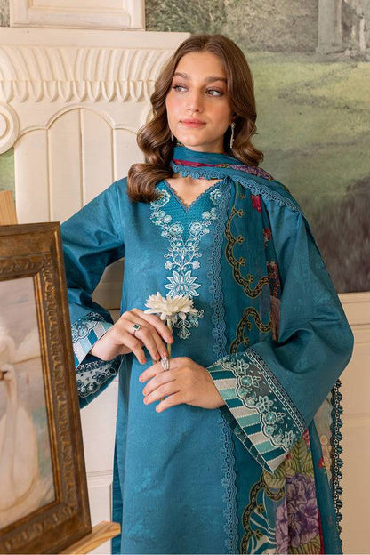 Farasha | Seraya Lawn 24 | PERIWINKLE - Pakistani Designer Dress - by Farasha | Type: Luxury - 100% Original at Saira Sultan