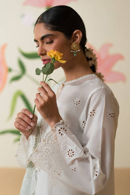 Cross Stitch | Chikankari Lawn Collection | P-06 - Pakistani Designer Dress - by Cross Stitch | Type: Luxury - 100% Original at Saira Sultan