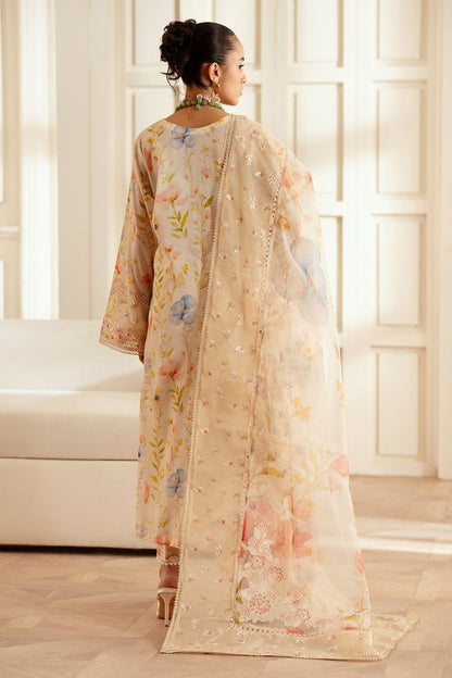 Nureh | Feya Eid Lawn | FE-02 S Ivory Lawn