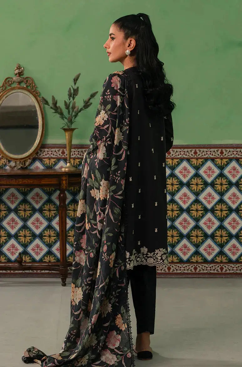 Cross Stitch | Mahiri Embroidered Collection | RAVEN FLORA - Pakistani Designer Dress - by Cross Stitch | Type: Luxury - 100% Original at Saira Sultan