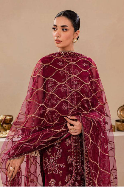Farasha | Lumiere Formals |ROUGE PINK - Pakistani Designer Dress - by Farasha | Type: Formal - 100% Original at Saira Sultan