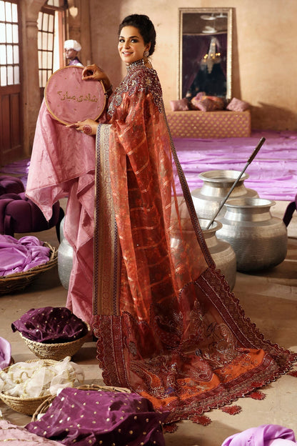 Nureh | Jhoomro Wedding Formals | NL-71 GEHNA - Pakistani Designer Dress - by Nureh | Type: Bridal - 100% Original at Saira Sultan