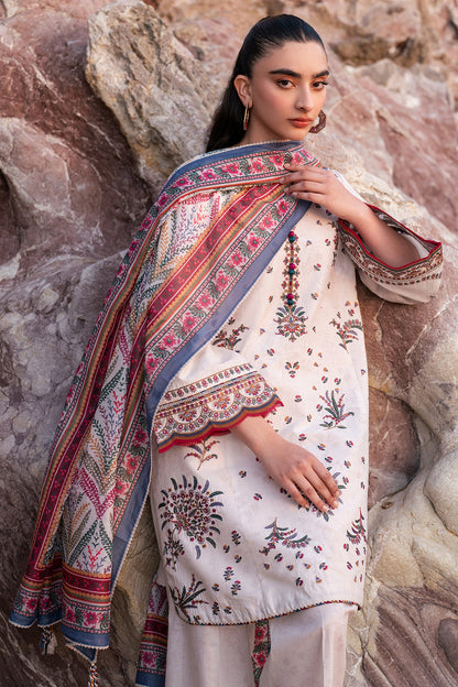 Jazmin | Summer Lawn 25 | USE-9158 L Off White Lawn