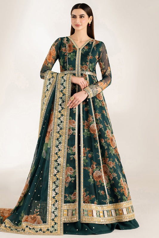 Farasha | Fiorella Formals | Teal Passion - Pakistani Designer Dress - by Farasha - Type : Ladies Clothes - 100% Original at Saira Sultan