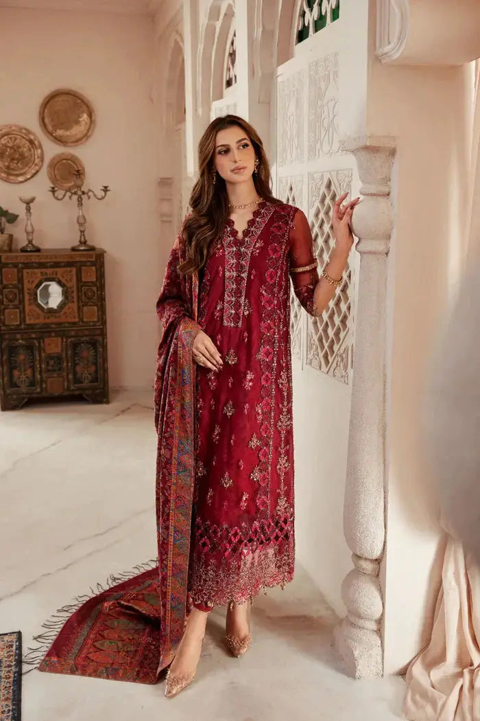 Noor by Saadia Asad | Kaani Wedding Formals 23 | 07 - Pakistani Designer Dress - by Noor by Saadia Asad | Type: Formal - 100% Original at Saira Sultan