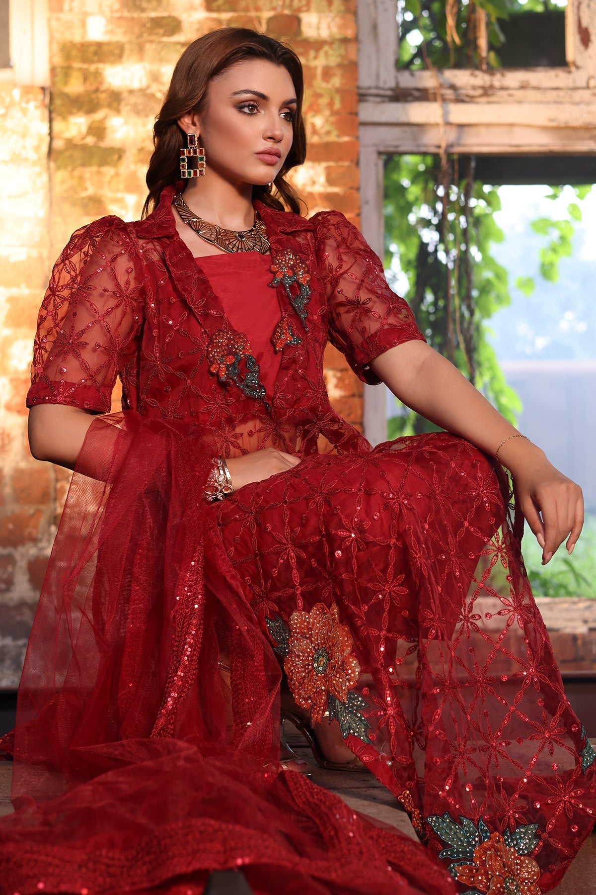 Charizma | Festive Pret | CMA-4-052 - Pakistani Designer Dress - by Charizma - Type : Ladies Clothes - 100% Original at Saira Sultan
