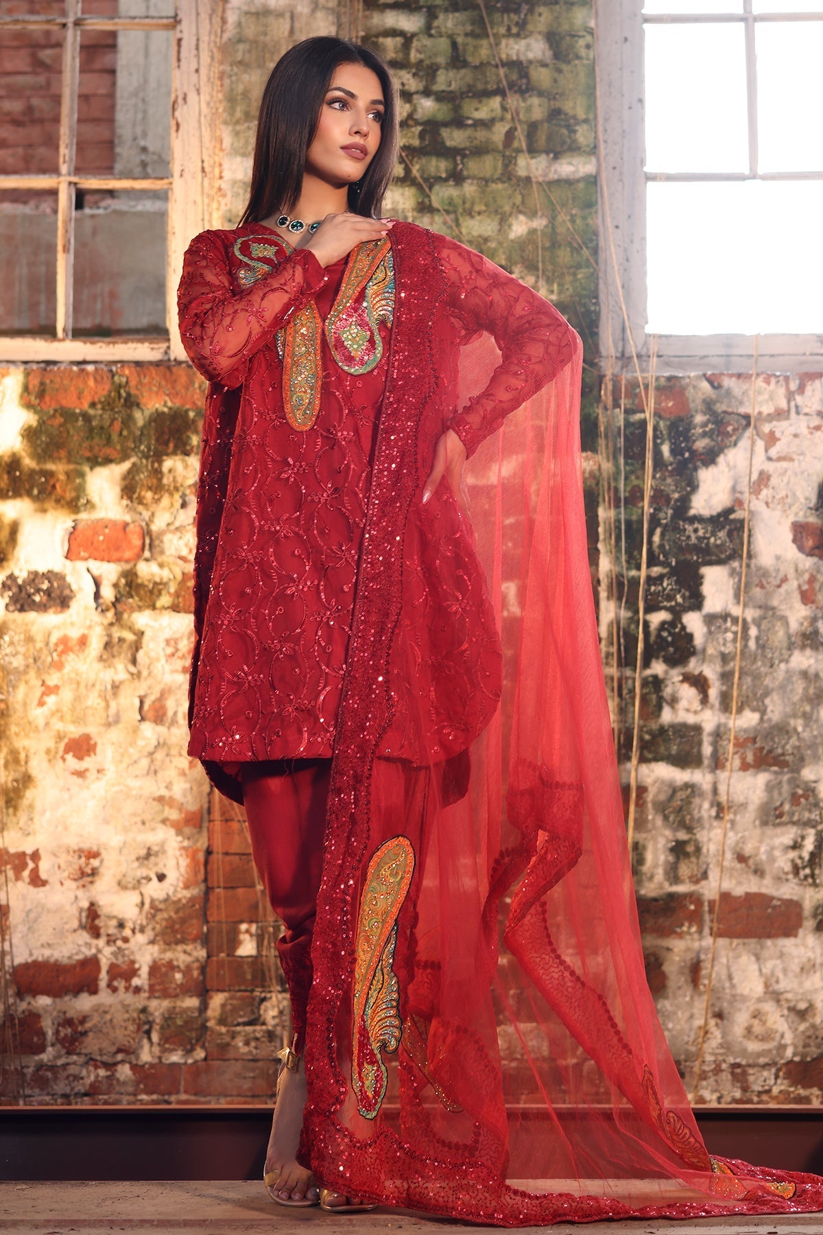 Charizma | Festive Pret | CMA-4-051 MM - Pakistani Designer Dress - by Charizma - Type : Ladies Clothes - 100% Original at Saira Sultan