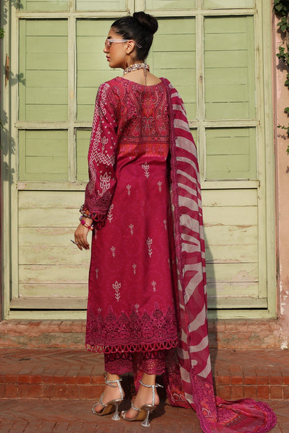 Charizma | Combination 25 | CCS-4-23 S Magenta Lawn
