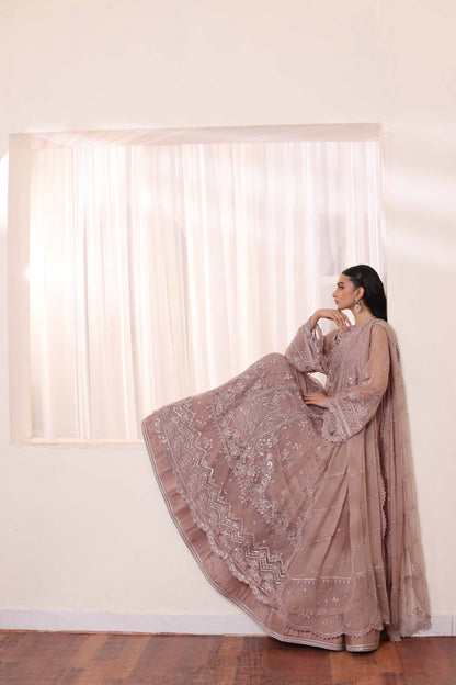 Noor by Saadia Asad | Noor Chiffon De Luxe | D7 - Pakistani Designer Dress - by Noor by Saadia Asad | Type: Formal - 100% Original at Saira Sultan
