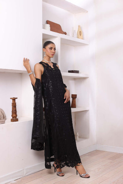 Noor by Saadia Asad | Noor Chiffon De Luxe | D4 - Pakistani Designer Dress - by Noor by Saadia Asad | Type: Formal - 100% Original at Saira Sultan