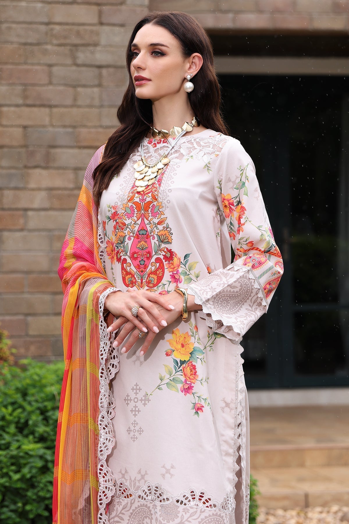Charizma | Rang e Bahar | CRB5-07 XS White Lawn
