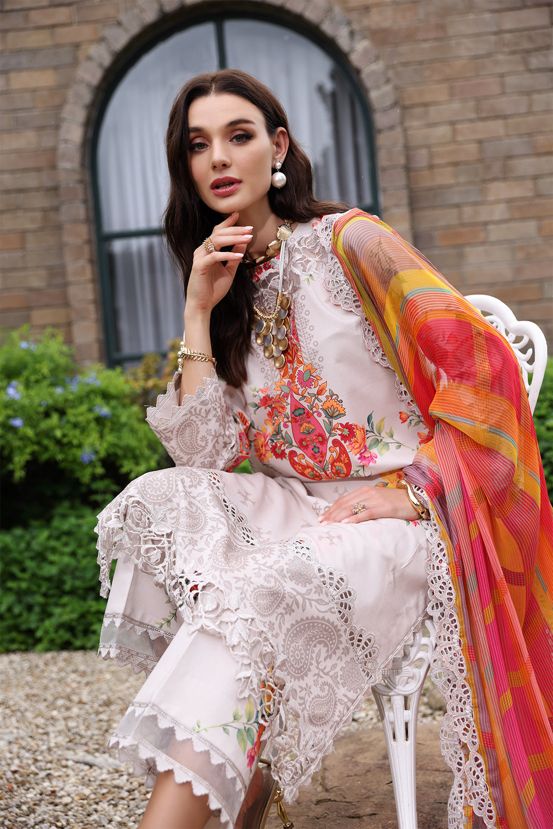 Charizma | Rang e Bahar | CRB5-07 M White Lawn