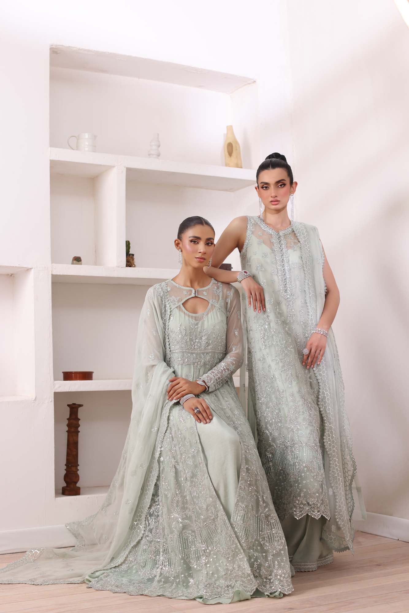 Noor by Saadia Asad | Noor Chiffon De Luxe | D8 - Pakistani Designer Dress - by Noor by Saadia Asad | Type: Formal - 100% Original at Saira Sultan