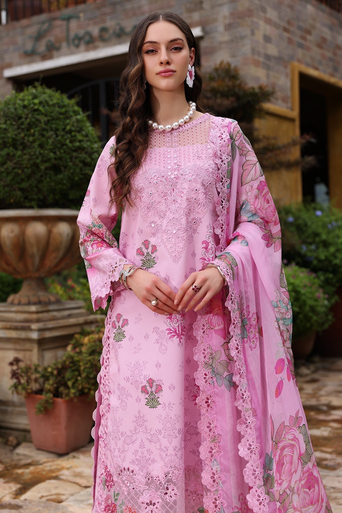 Charizma | Rang e Bahar | CRB5-05 L Ice Pink Lawn