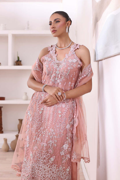 Noor by Saadia Asad | Noor Chiffon De Luxe | D6 - Pakistani Designer Dress - by Noor by Saadia Asad | Type: Formal - 100% Original at Saira Sultan