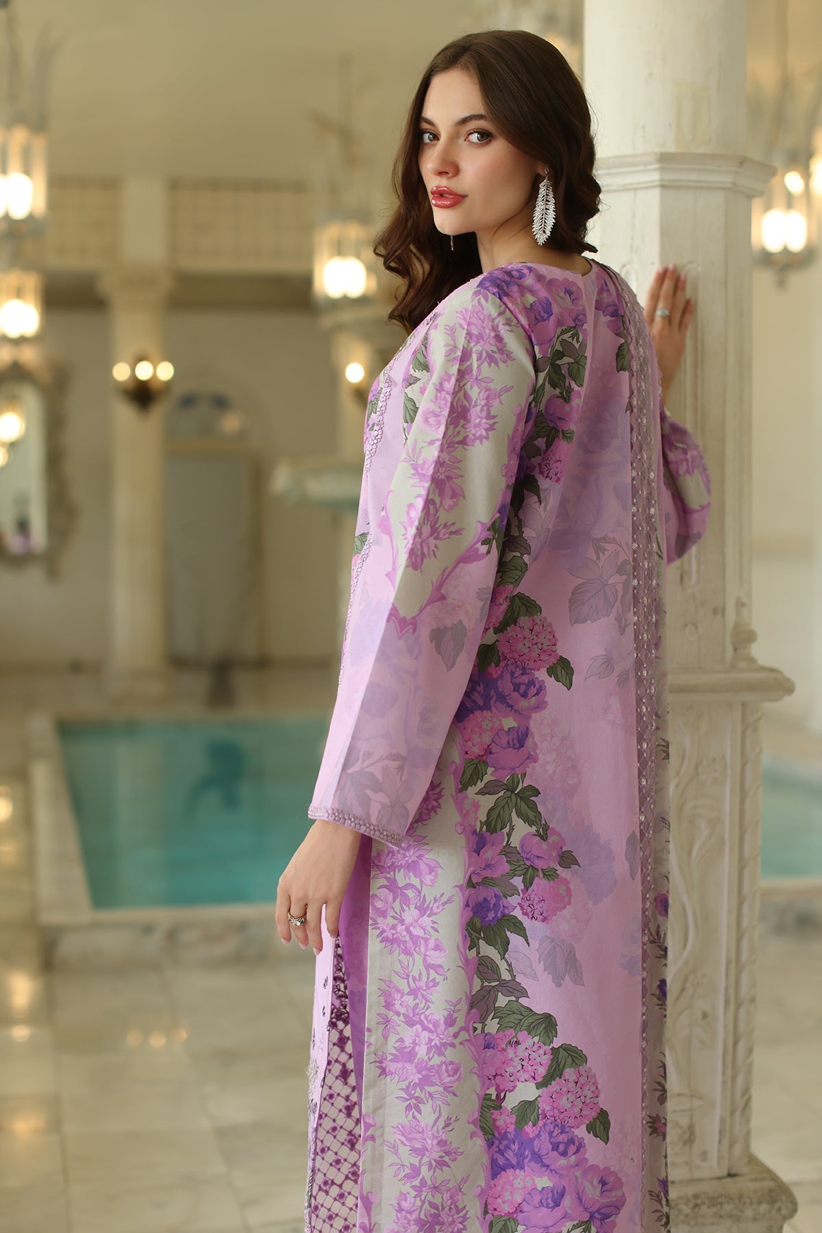 Charizma | Aniq Lawn Collection | AN5-03 S Lilac Lawn
