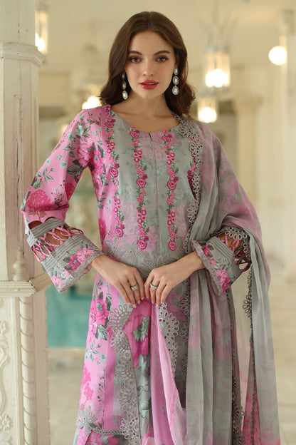 Charizma | Aniq Lawn Collection | AN5-06 L Gray Lawn