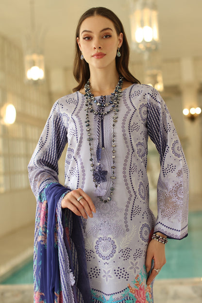 Charizma | Aniq Lawn Collection | AN5-01 L Light Lavender Lawn