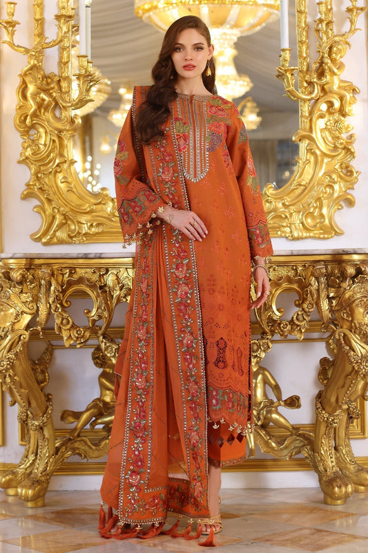 Charizma | Tabeer Eid Edition 25 | CT5-05 XS Burnt Orange Lawn