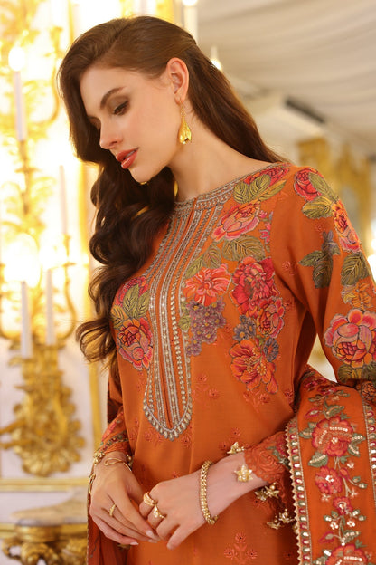 Charizma | Tabeer Eid Edition 25 | CT5-05 M Burnt Orange Lawn