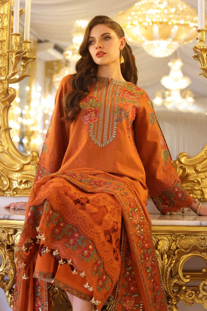 Charizma | Tabeer Eid Edition 25 | CT5-05 XL Burnt Orange Lawn